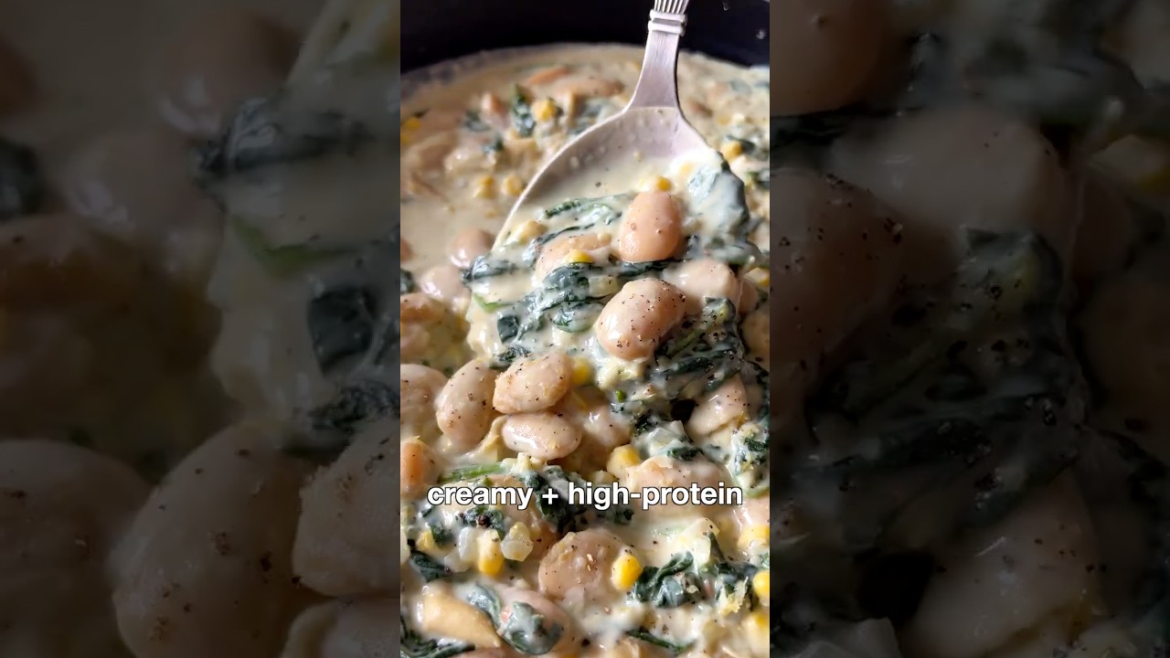 Creamy Butter Beans in Florentine Sauce