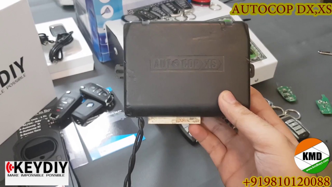 KMD RG CENTRAL LOCKING TESTER AUTOCOP XS,DX REMOTE PROGRAMMING