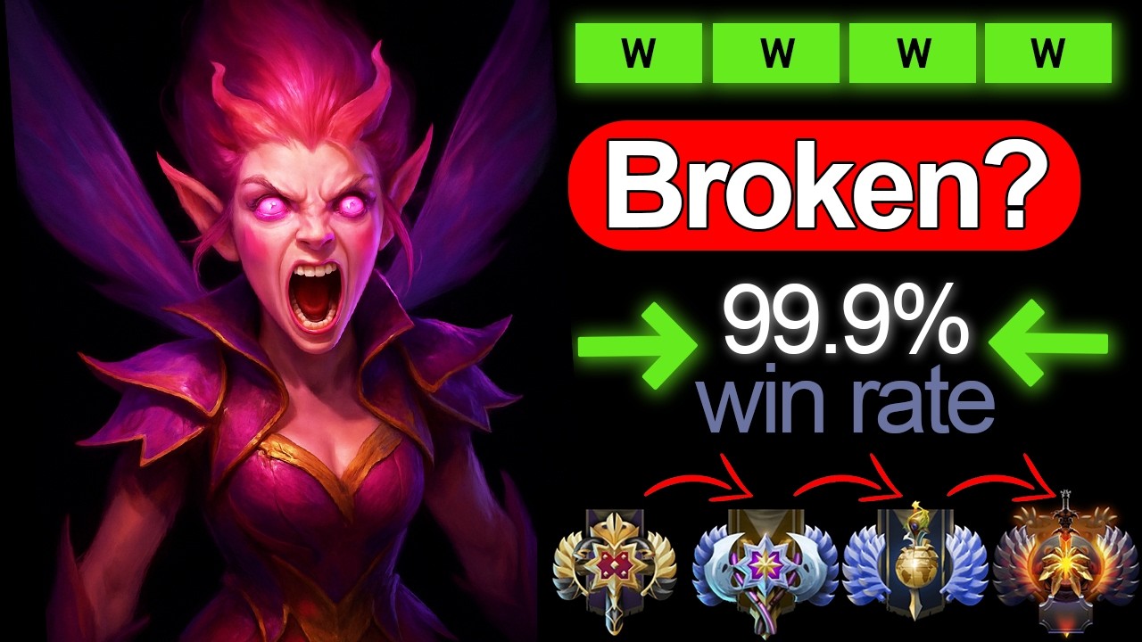 DARK WILLOW OFFLANE is NEW IMBA in 7.40c | Immortal Rank Dota 2