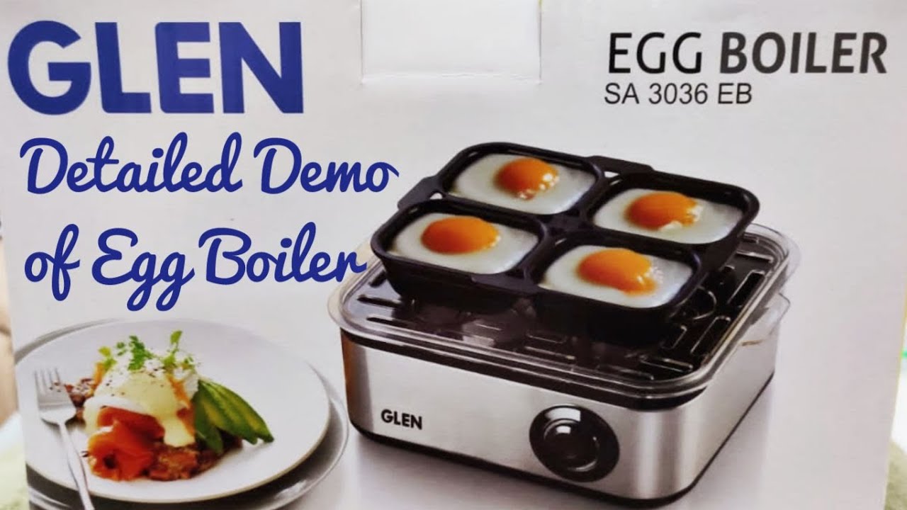 Detailed Demo Of Glen SA 3036 Egg Boiler | How To Use Glen Egg Boiler | How To Use An Egg Boiler
