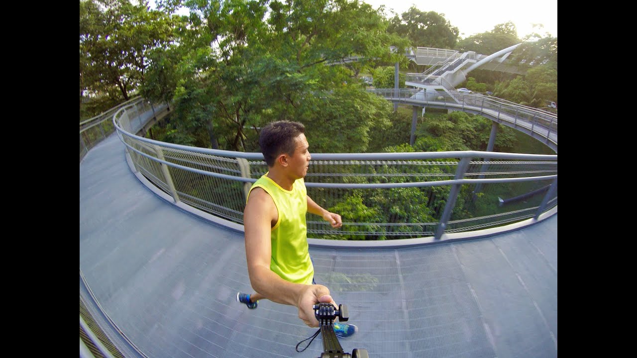 Running with GoPro Hero4Silver   Headmount and Handheld