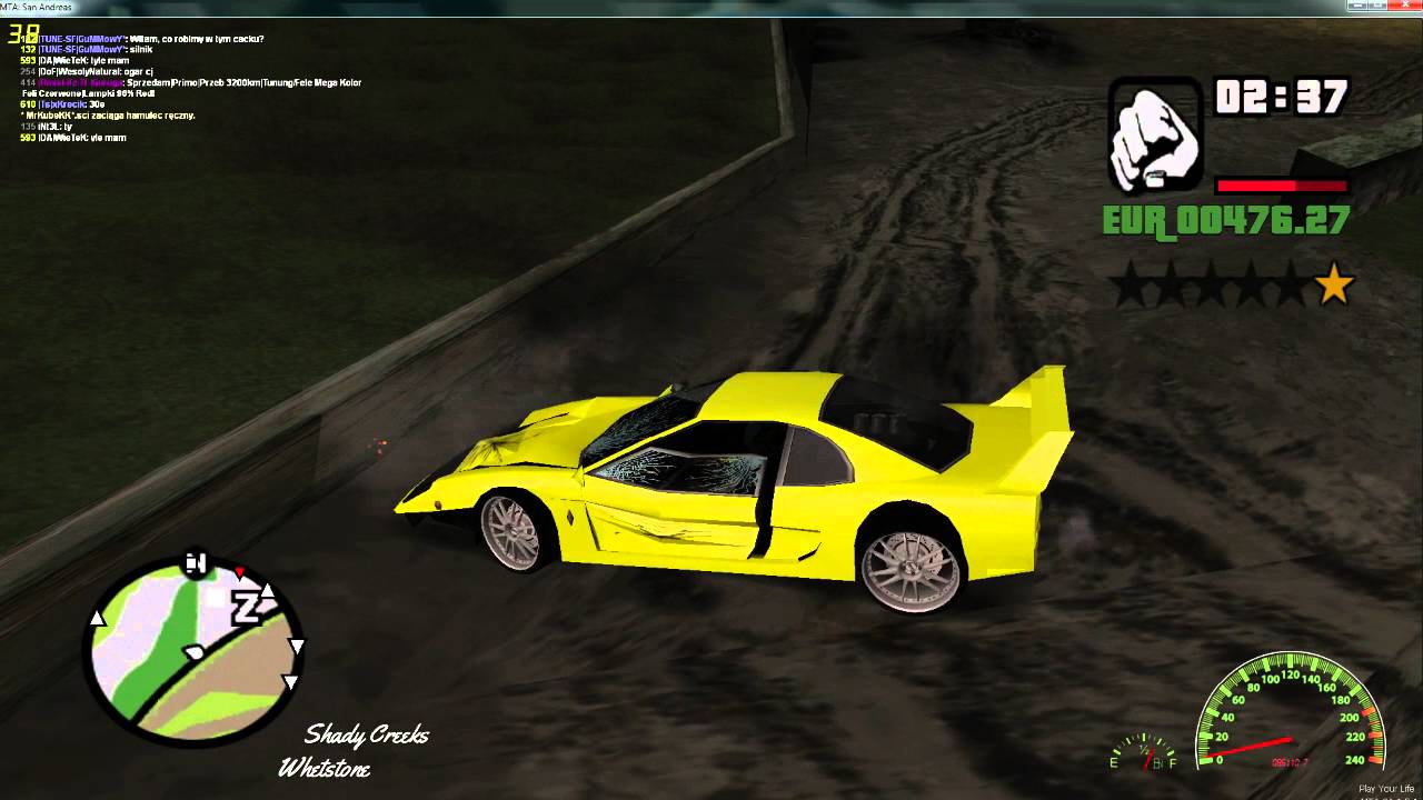 Złomowanie Turismo MK2 itp. Serwer Pylife PLAY YOUR LIFE GAME OVER