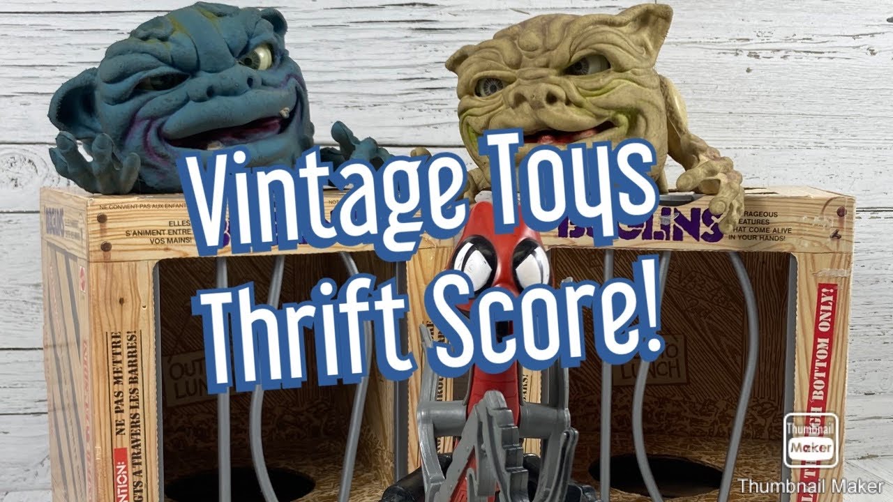 1987 Vintage BOGLINS Toys at the Thrift Store!