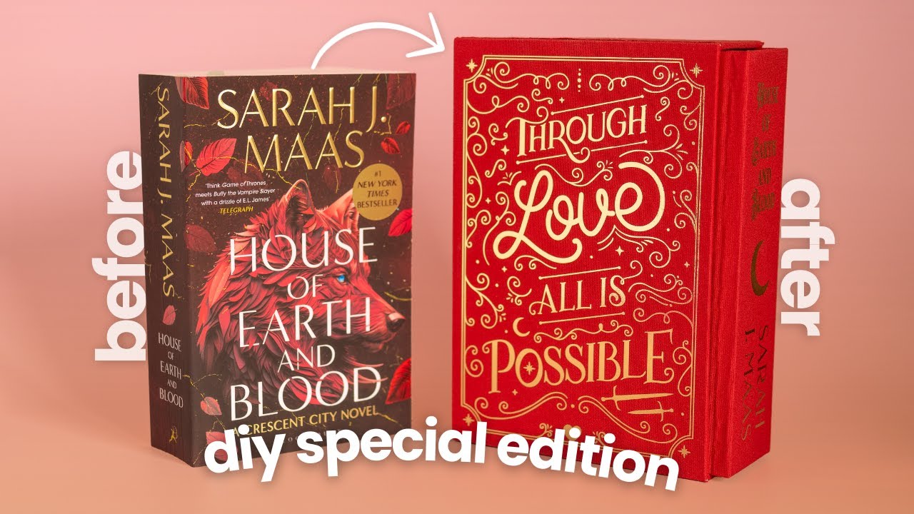 REBINDING a Paperback to Hardcover + SLIPCASE Tutorial 📖 DIY Special Editions | Book Rebinding ✨🌙