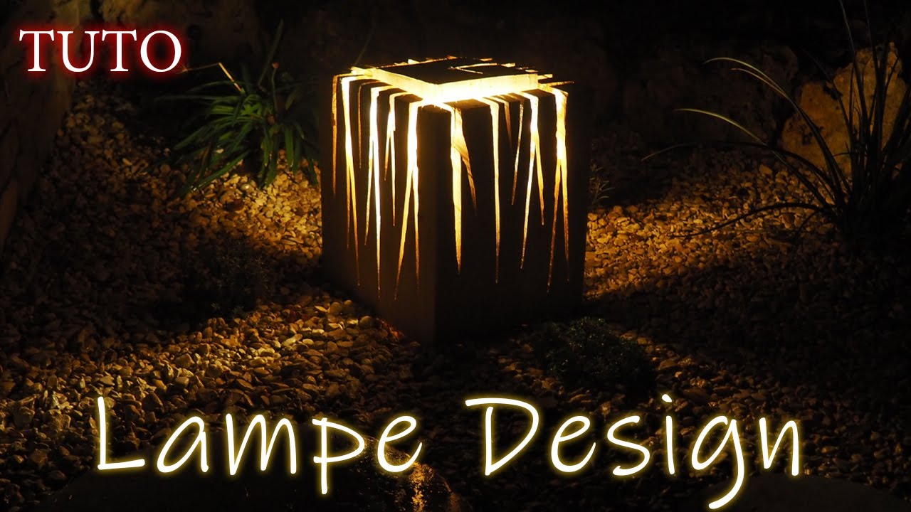 Pour MOINS de 5 € 😱 Je Fais une LAMPE en BOIS à partir d'une Bûche de bois!!