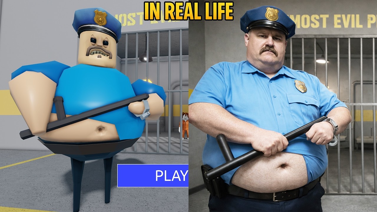 LA PRISIÓN DE BARRY EN LA VIDA REAL Obby Nueva actualización Roblox Modo difícil Todos los elementos