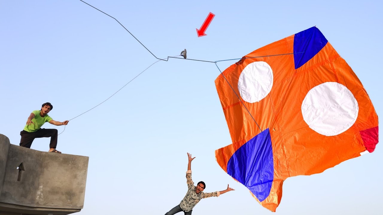 6 Feet Big Pari Kite Caught With Double Door Nadir Umer 2025