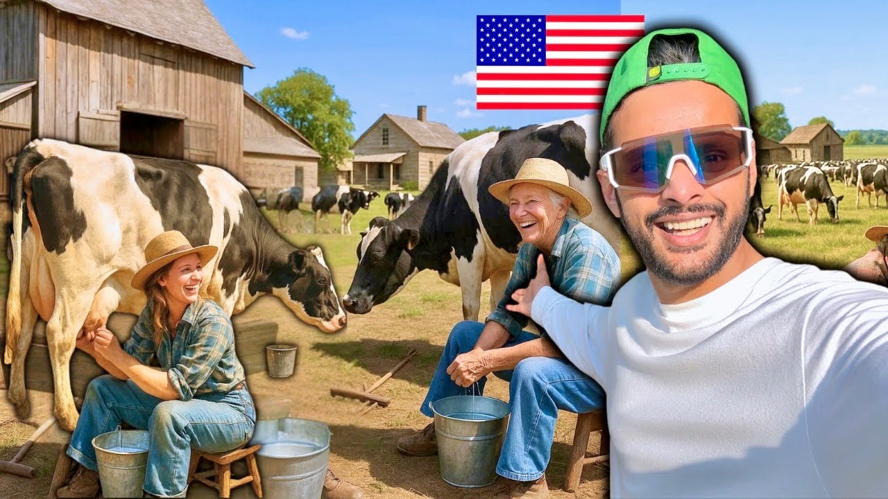 America Dairy Farm Aur Farmers Ki Life 🇺🇸🐄 | देखिए अमेरिका का असली तबेला 😱🇮🇳🇺🇸| Indians In USA