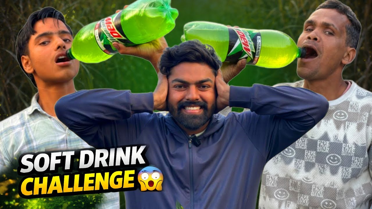 Coldrink challenge hogya out of control 😅
