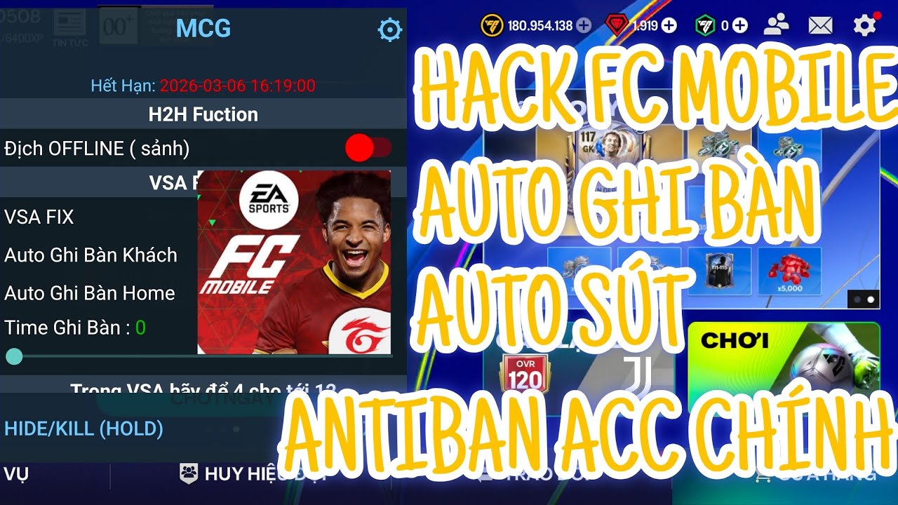 Hack Fc Mobile Mod Menu | Hack Fc Mobile Global Mới Nhất | Hack Fc Mobile Android Miễn Phí Antiban