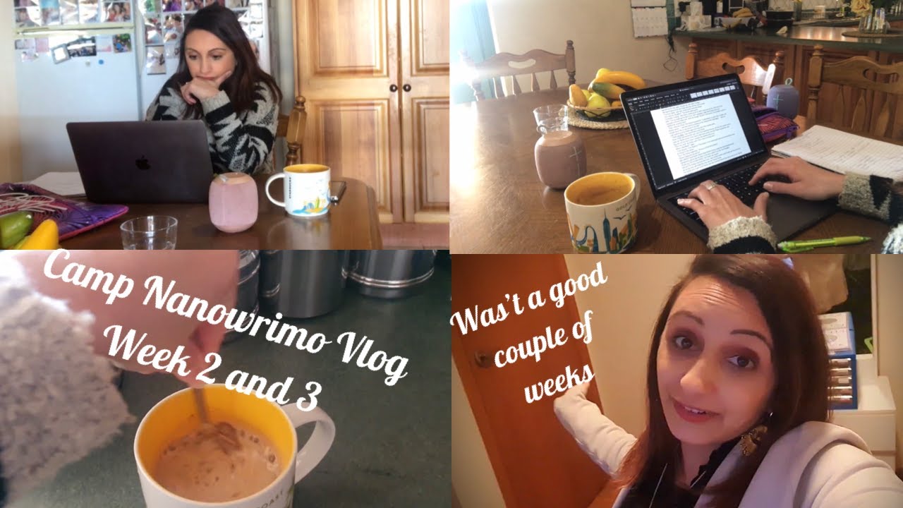 Camp Nanowrimo Vlog Week 2 and 3 // July 2020