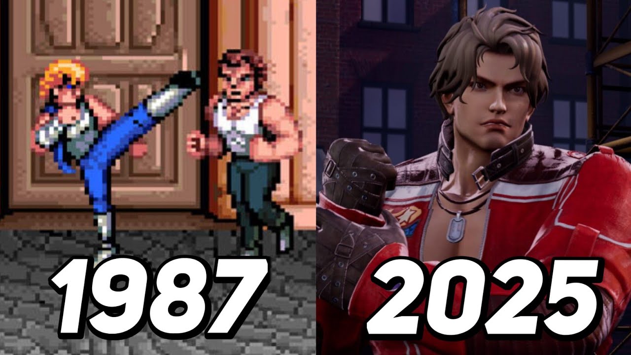 Evolution of Double Dragon Games (1987-2025)
