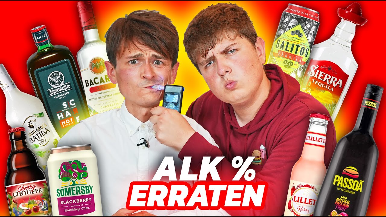ALK % durchs TRINKEN erraten 🍷🚫 (+Alkoholtester) mit Smiley