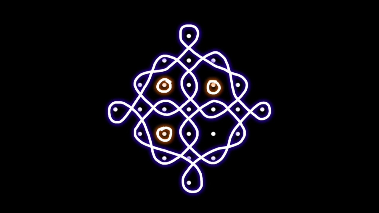 7 dots everyday #easy #rangolidesigns #viralshorts #youtubeshorts #new #chukkirangoli #kolam