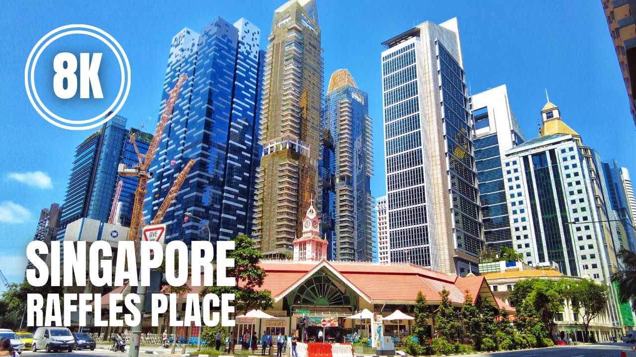 Singapore City 8K: Raffles Place Financial District (2021)