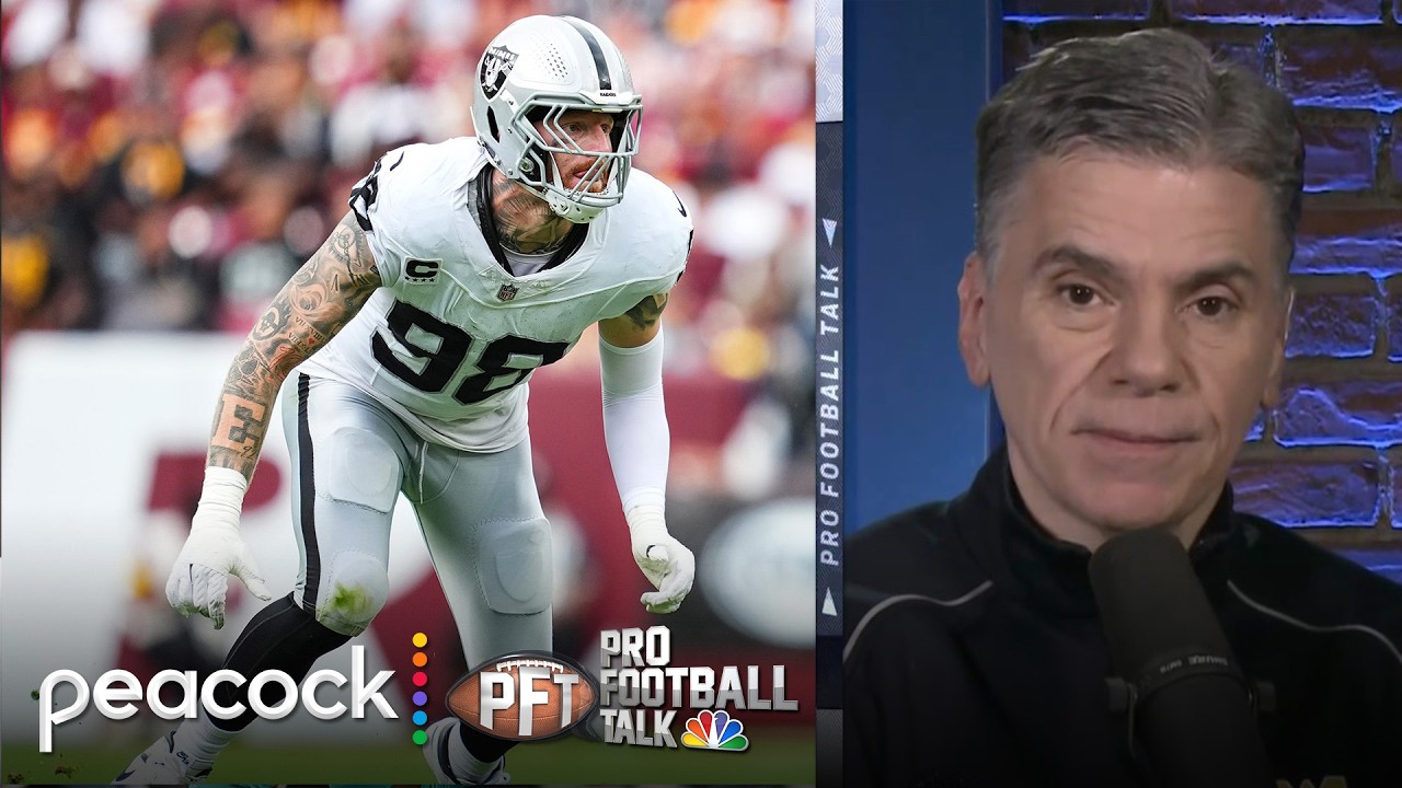 Maxx Crosby says a doctor told him &lsquo;your knee is great&rsquo; | Pro Football Talk | NFL on NBC