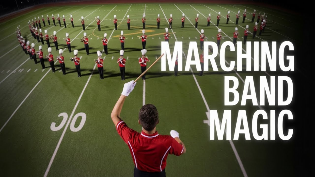 Heritage High 2025 show final performance — personal camera view, sousaphone vs. Harlem High.