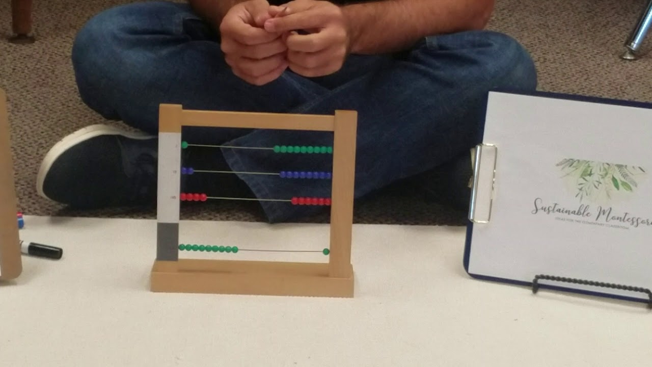 Dynamic Subtraction with the Bead Frame