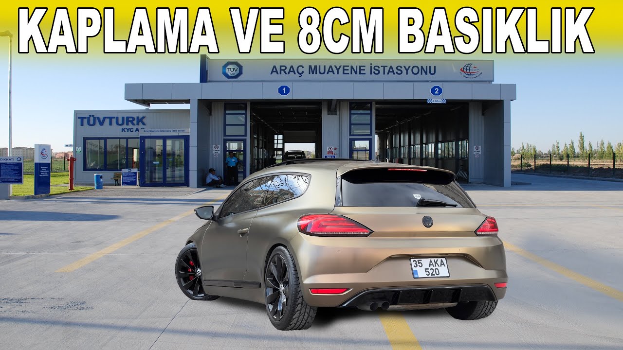 AĞIR KUSURLU SCIROCCO İLE  TÜVTÜRK MUAYENEYE GİTMEK