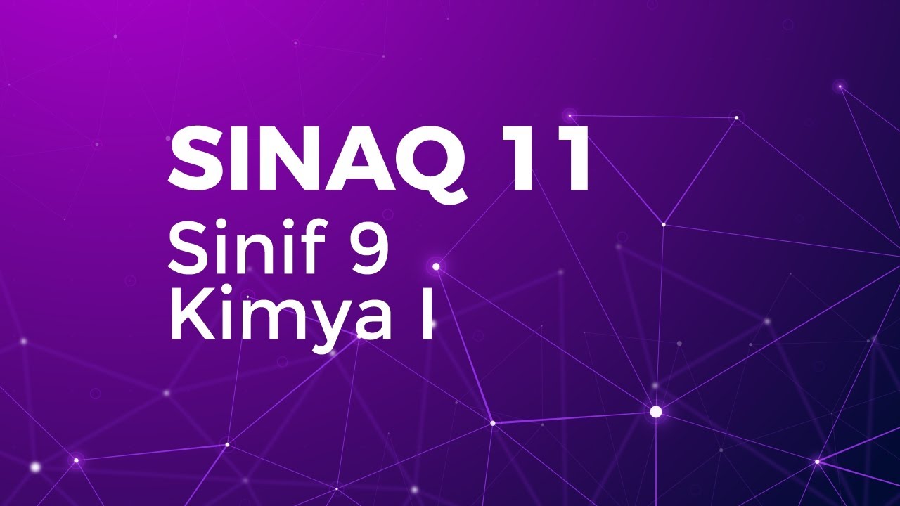 Kimya I 9-cu sinif  Güvən Sınaq 11 Qrup fənləri üzrə