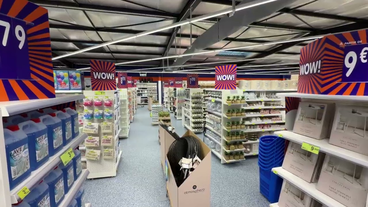 Visite du magasin B&M de Chenôve avant son ouverture