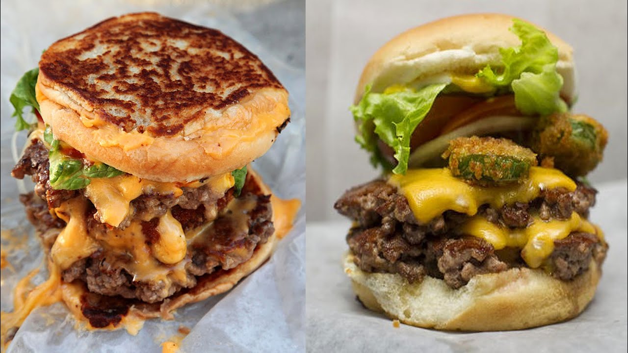 ПРОБУЕМ СТРАННЫЕ БУРГЕРЫ!