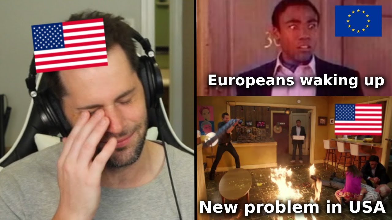 American Reacts to USA vs. EUROPE Memes | #4