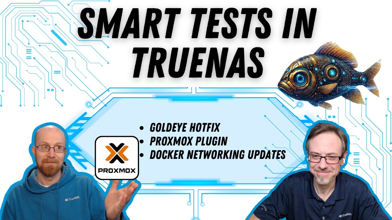 TrueNAS Hotfix, Proxmox Plugin, Docker Networks, and SMART Update | TrueNAS Tech Talk (T3) E055