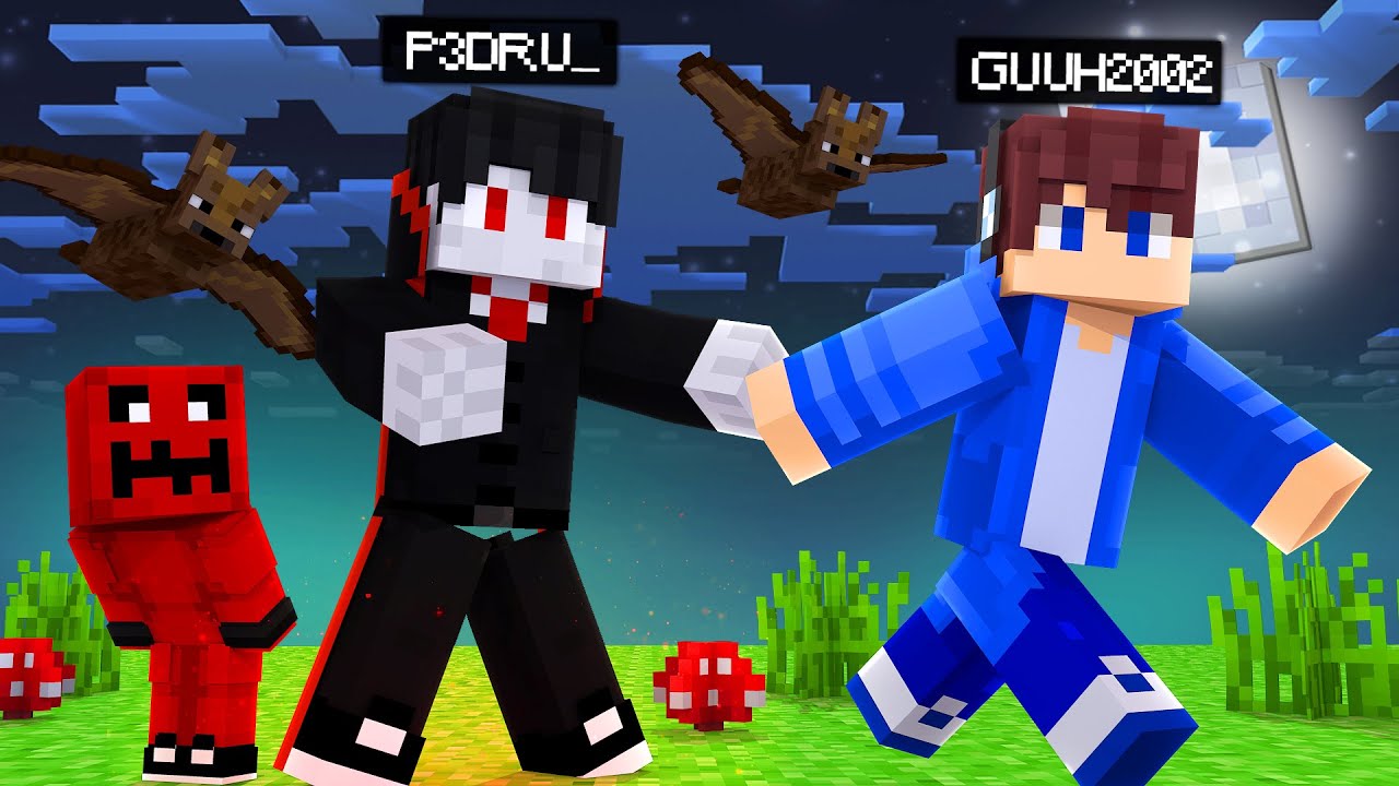 P3DRU VIROU UM VAMPIRO POR 1 DIA NO MINECRAFT! *varios poderes* ‹‹ P3DRU ››