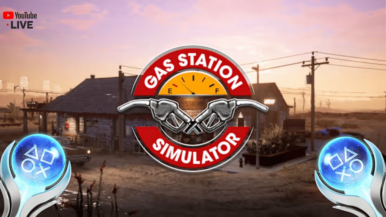 Virei frentista - Todas as conquistas - GAS STATION SIMULATOR - Ao Vivo - (DIA 02)