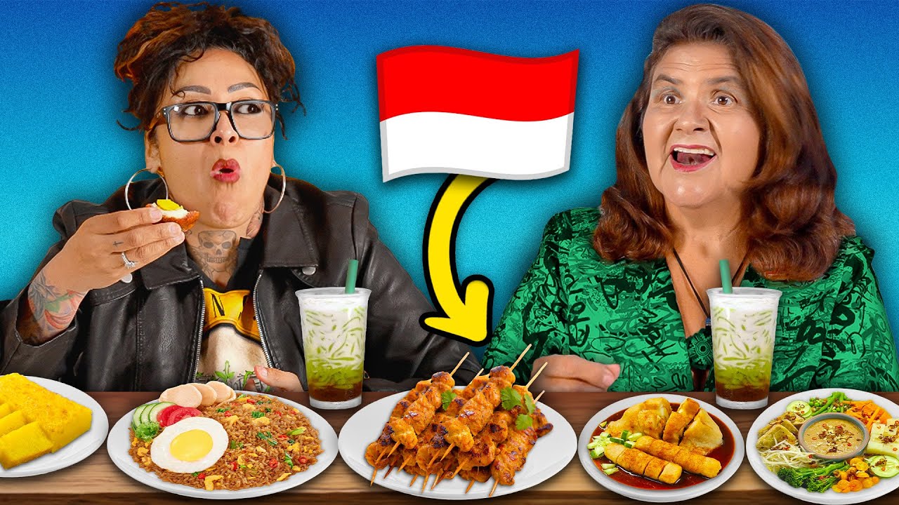 Mexican Moms try Indonesian food for the first time! 🇮🇩