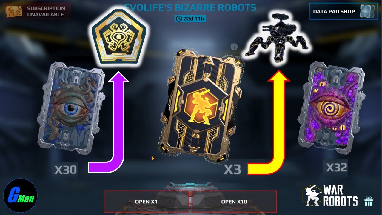 ULTIMATE DATA PAD Opening! | WR - War Robots