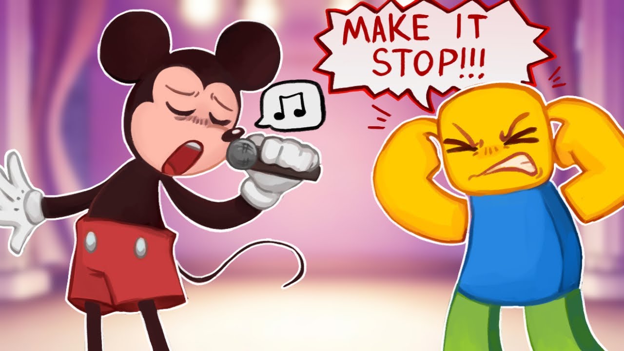 MICKEY gra w ROBLOX KARAOKE
