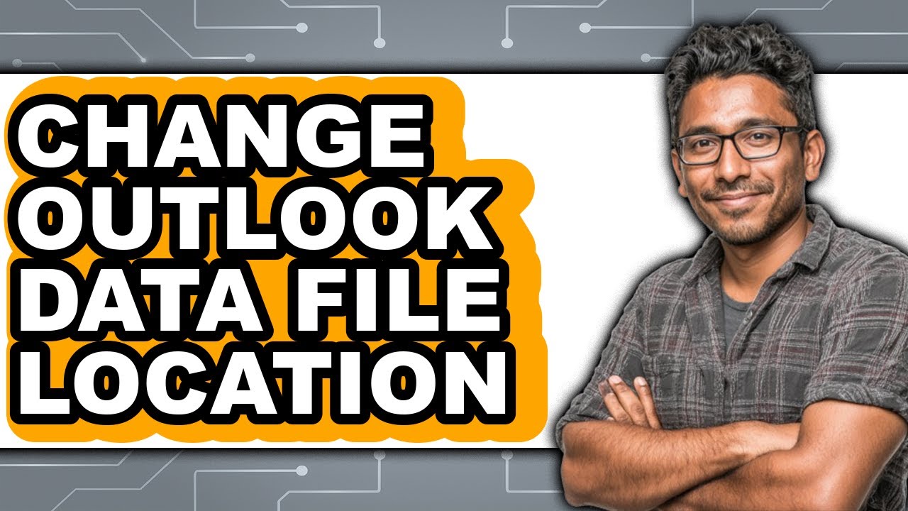 How to Change Outlook Data File Location (easy Method)