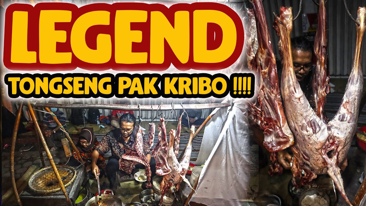 SADIS !!!! LANGSUNG MASAK 12 PORSI TONGSENG !!!! TONGSENG KAMBING LEGEND PAK KRIBO UDAH GENERASI DUA