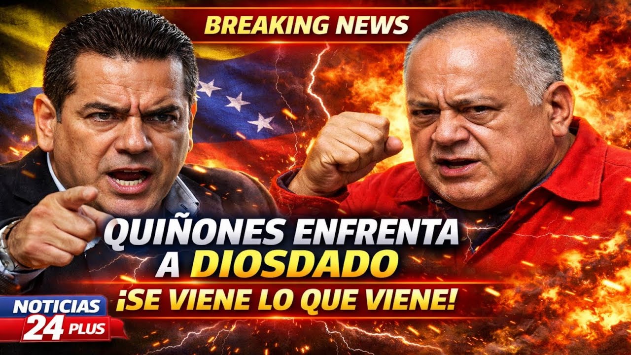 Respuesta fulminante: Quiñones enfrenta a Diosdado y anuncia lo que viene