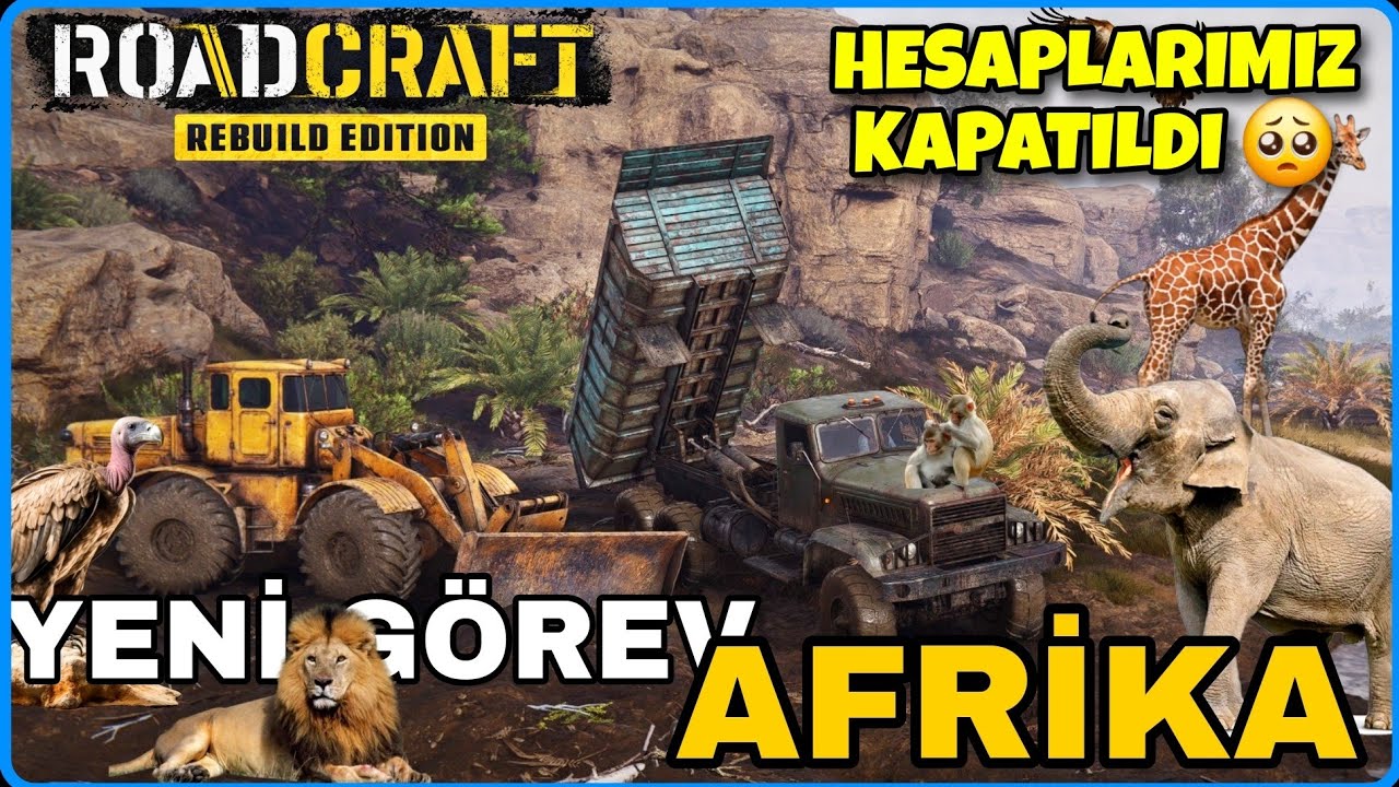 AFRİKA'DAKİ FIRTINA YÜZÜNDEN BOZULAN YOLLARI YAPTIK❗️ROADCRAFT 🏗 @FocusEntertainmentOfficial
