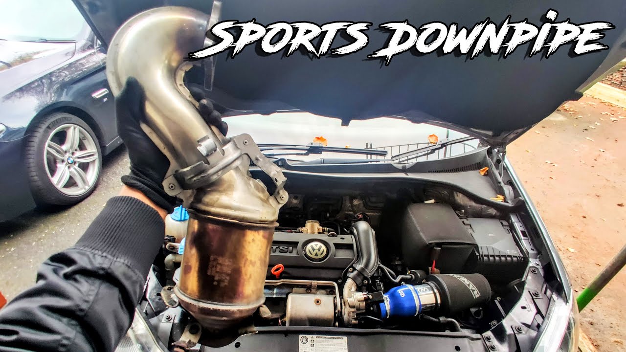 EBAY DOWNPIPE INSTALL | GOLF MK6 1.4 TSI SPORTS CAT