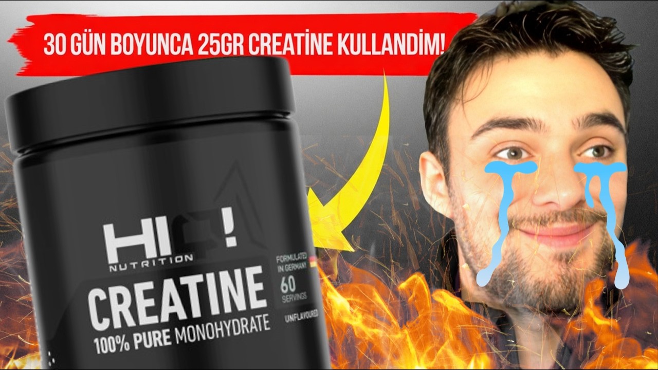 30 GÜN 25GR CREATİNE ETKİ/YAN ETKİLERİ!
