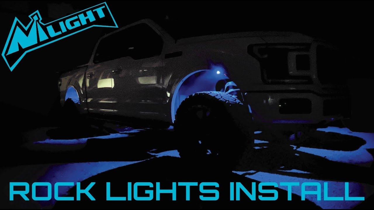 Nilight RGB LED Rock Lights Kit & Wiring Harness Install