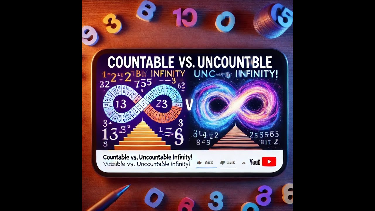 Infinity Explained! Countable vs. Uncountable Sets in 4 Minutes