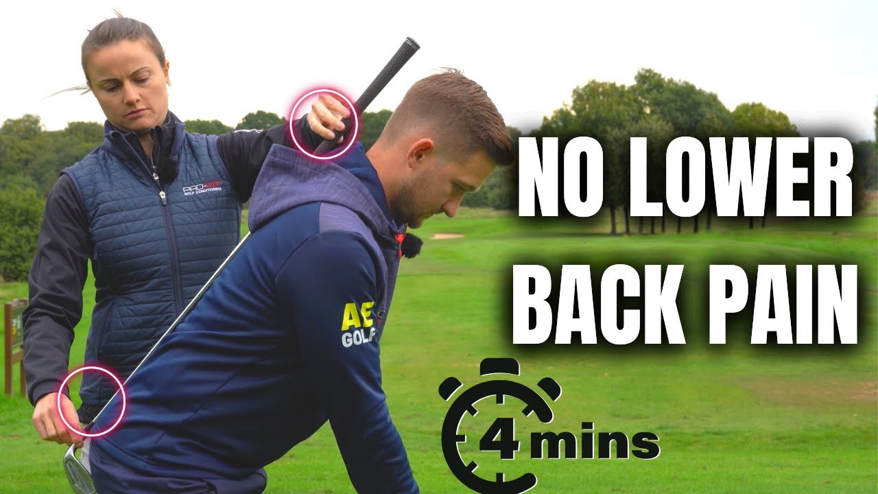 GUARANTEED to fix your lower back golf pain! (UNDER 4 mins)