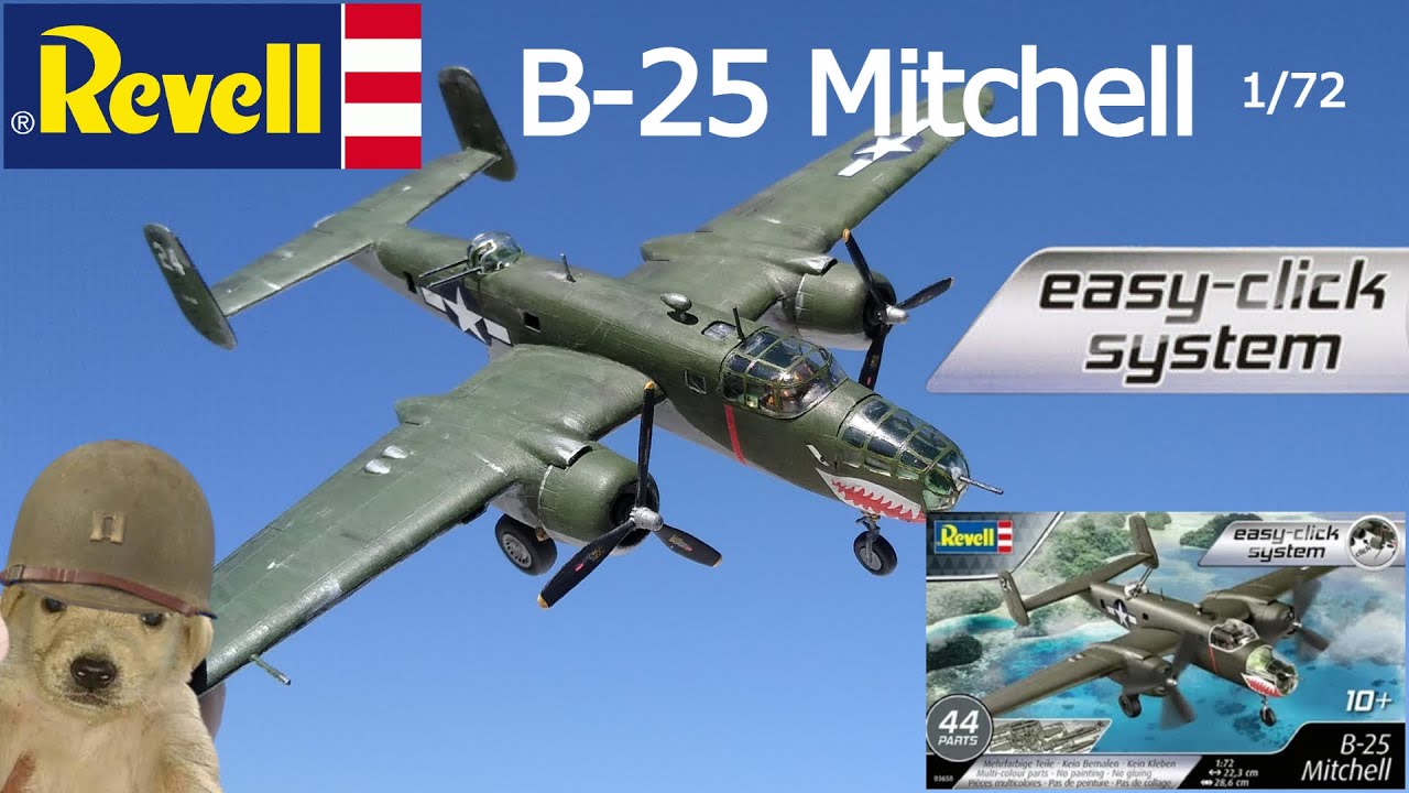 Revell B-25 Mitchell Easy-Click System 1/72
