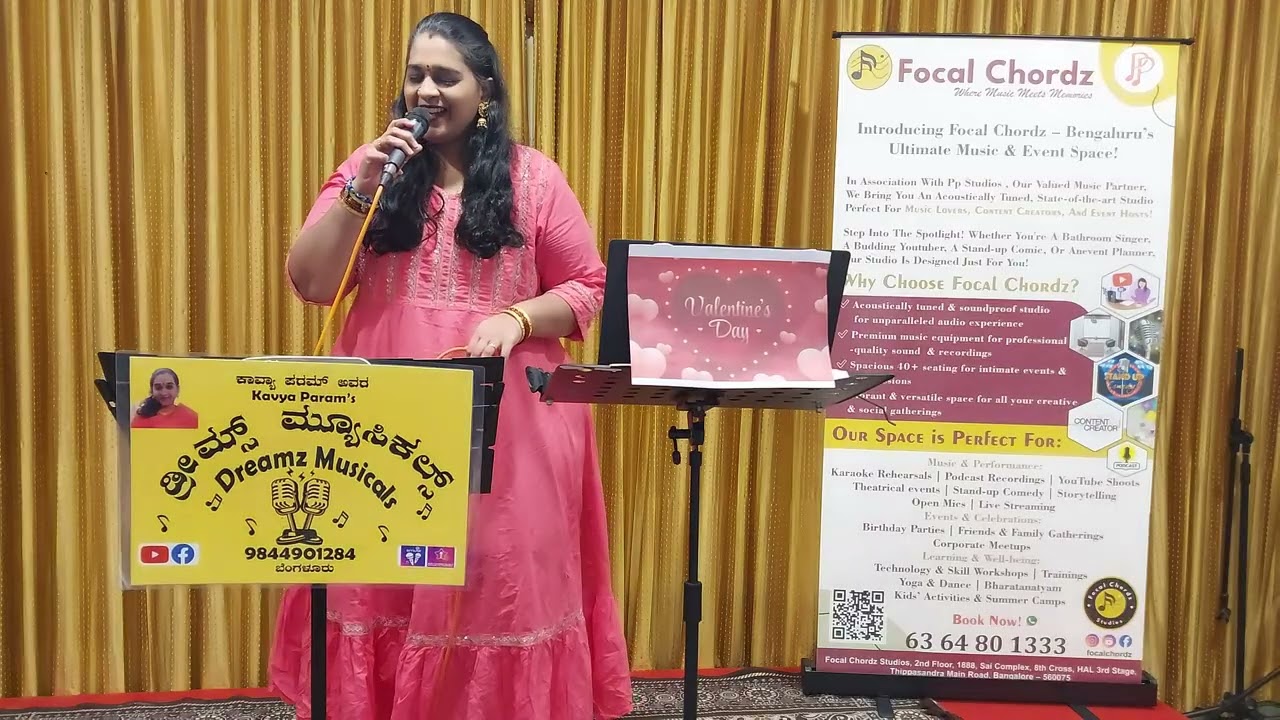 #trending #singersmeet #DreamzMusicals #karoakemeet #14thfeb2026 #solo by Kavya 