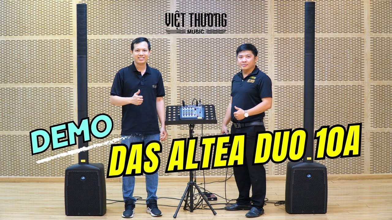 Demo Sound cặp loa DAS Altea Duo 10A