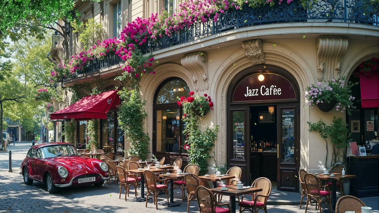 Relaxing Spring Street Jazz 🎶🌸 Smooth Jazz Music for Urban Evenings & Easy Living