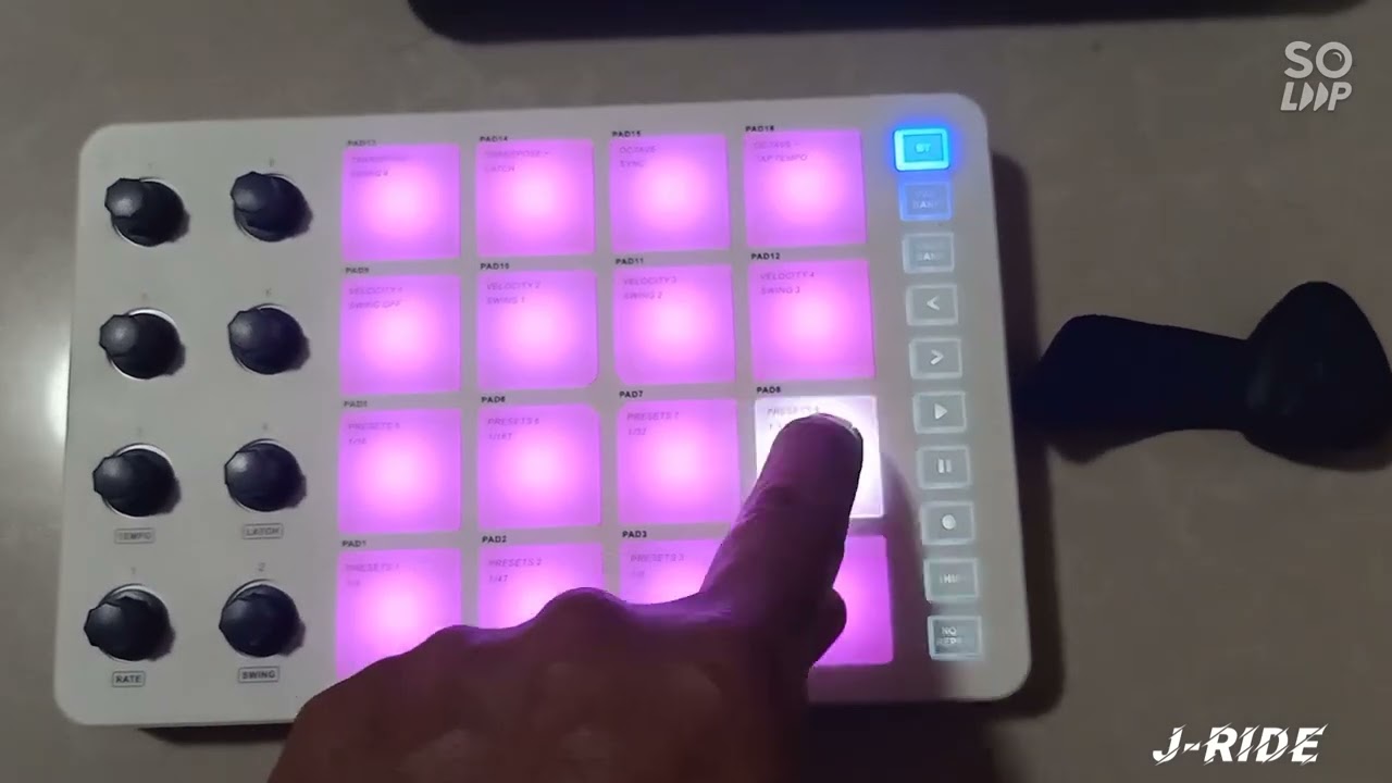 M-wave SMC PAD + AEROBAND on IOS Garage Band