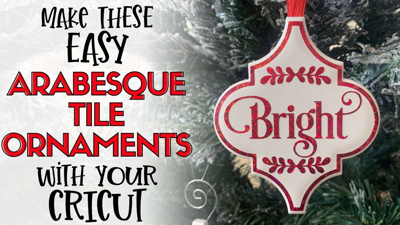 How to Make DIY Arabesque Tile Ornaments for Christmas