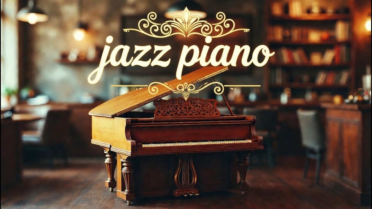 Jazz Cafe | Jazz Piano | Relaxing jazz music Smooth piano music for Studying, Working