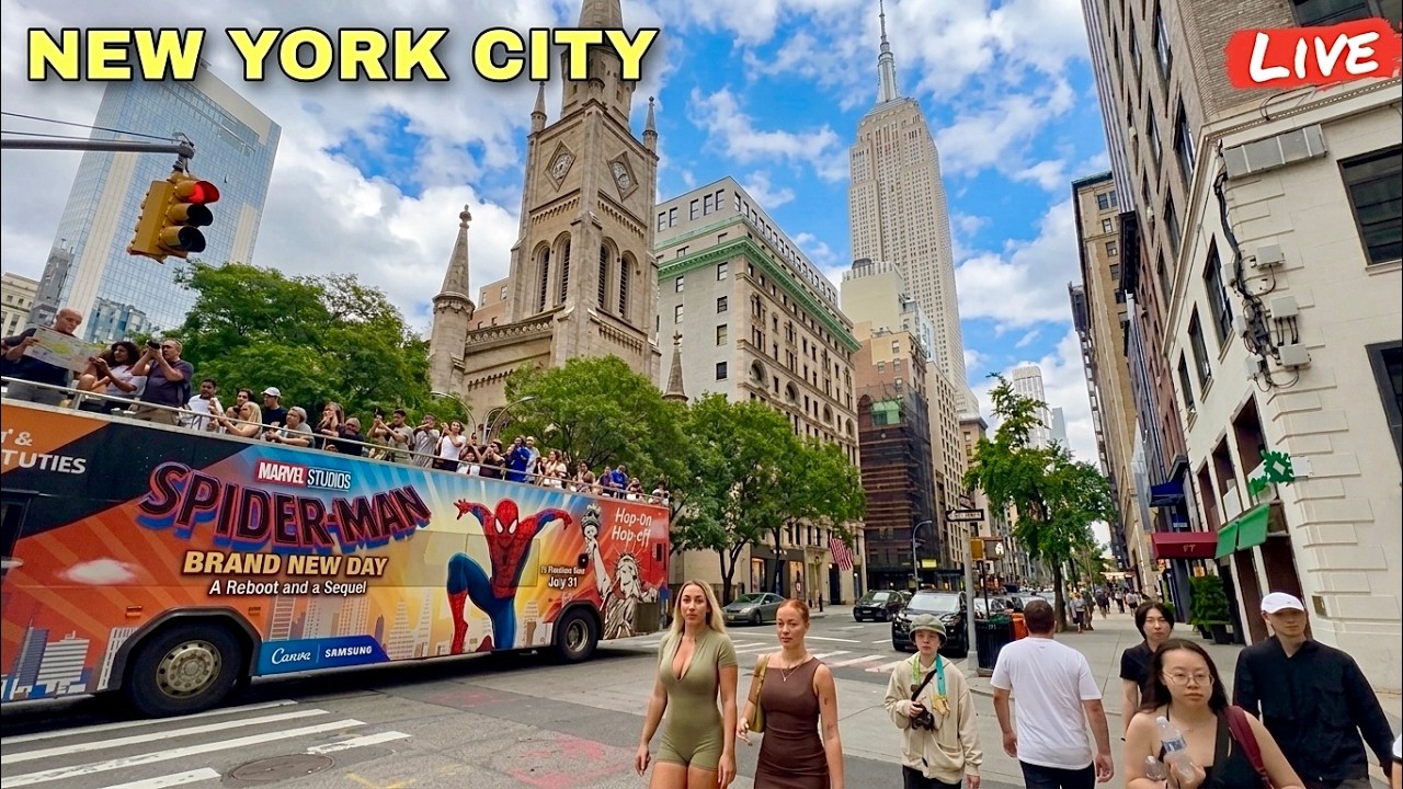 IRL New York City Monday Evening Walk In Manhattan (03rd August 2026)